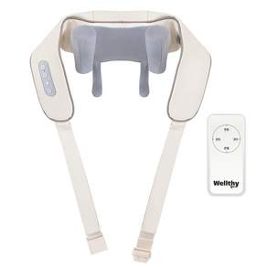 리모컨버전 Wellthy 웰시 무선 목 어깨 마사지기 목 어깨 안마기