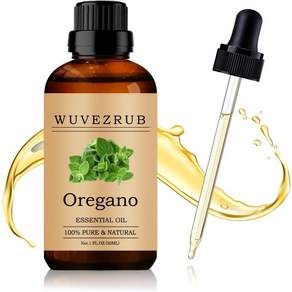 우베즈럽 오레가노 에센셜 오일 30ML 아로마테라피 디퓨저용 00 순수 및 천연 Fl OzOregano