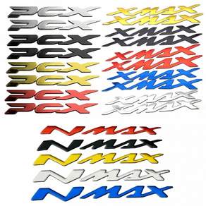 오토바이 엠블럼 PCX NMAX XMAX 혼다 야마하 엠블럼스티커 튜닝용품 3개