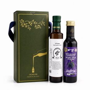 [올리오랩]포마스 올리브오일+발사믹식초 250ml 2구선물세트