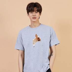 치와와 반려견 박스반팔티 귀여운티 여름반팔티 오버핏반팔티 레이어드반팔+그릿커머스Shop