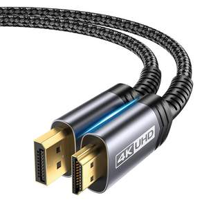 JSAUX DP to HDMI UHD 4K TV 모니터 케이블