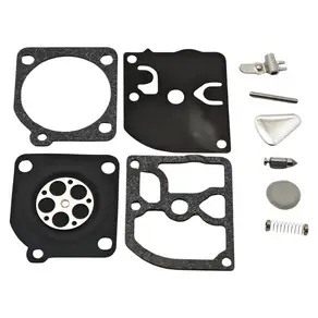 For Husqvarna 40 45 50 51 55 Zama RB-45 RB 45 전기톱 예비 부품을 위한 카뷰레터 수리 리빌드 오버홀 키트