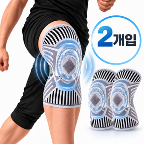 [씨엔쇼핑_단독상품] 까치홈 무릎착착 아치 스프링 구조 무릎 보호대