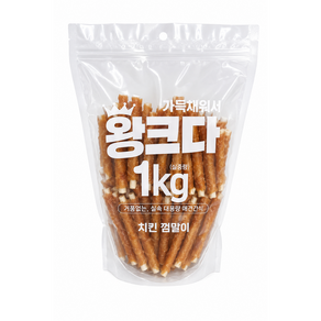 더조은 왕크다 강아지간식 대용량 육포 사사미