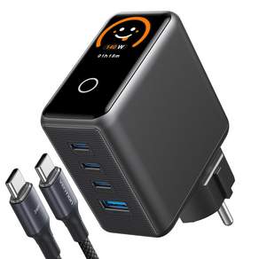 벤션 DASH Pro 140W GaN 디스플레이 PD PPS 멀티 고속충전기 물리 보호 접지형 140W PD3.1 삼성 초고속 충전 3.0 지원