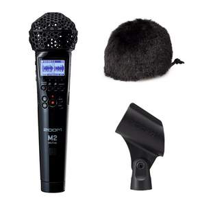ZOOM M2 32bit USB 마이크형 레코더 플로트 녹음 핸디 레코더 마이크 대응 2트랙