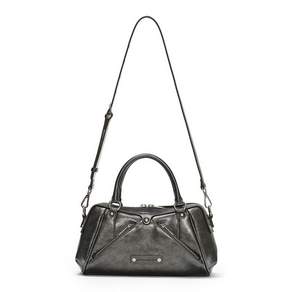 썬번프로젝트 FAUX LEATHER MINI M.O.S BAG METAL