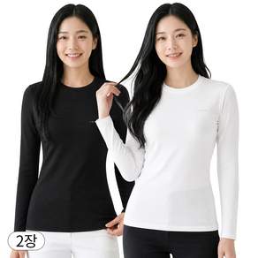 아소트 [1+1] 프리미엄 스포츠 골프 이너웨어 자외선차단 UV 쿨링 여성 라운드 티셔츠