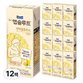 매일유업 맘스앱솔루트 식이섬유주스 오렌지