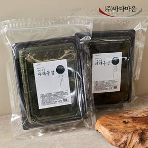 먹기좋게 자른 두번구운 파래돌김 70g(절단김180매)
