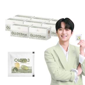 올록담 올리브3 EVOO 지중해 올리브오일캡슐 72정 1박스