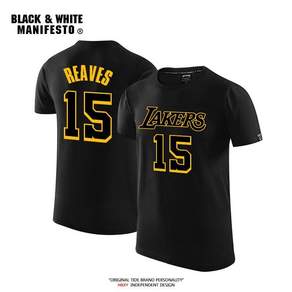 nba la레이커스 르브론제임스 데이비스 리브스 반팔 티셔츠