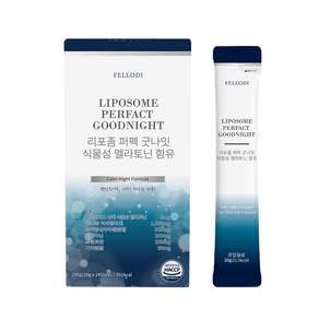 펠로디 리포좀 퍼펙 액상 멜라토닌 1포당 5mg 식물성 먹는 마시는 스틱 L 테아닌 트립토판 가바