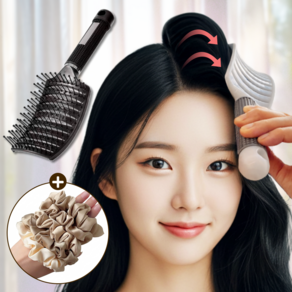 멜리 뿌리가 살아나는 볼륨업 헤어 브러쉬 빗 드라이빗