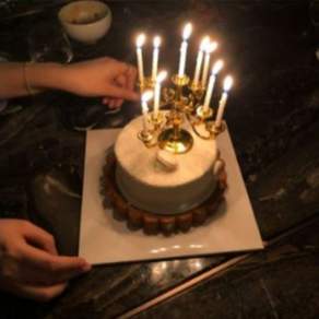 샹들리에초 특이한 초 생일 기념일