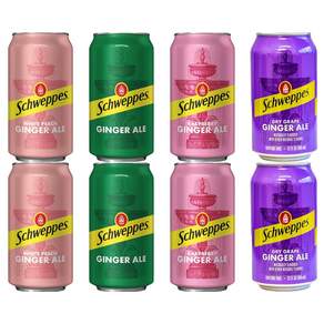 Schweppes Ginger Ale Variety Pack Schweppes Ginger Ale Variety Pack 4 Flavor White Peach Regular