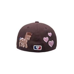 [국내정품] 더뮤지엄비지터 야구모자 포니 EMBROIDERY CAP (BROWN) 242714