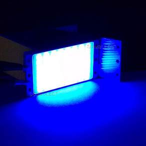 Sumbubs 94x50mm 15W COB 칩 패널 매트릭스 라이트 12V 웜/쿨 화이트/블루/레드 보드 전구 울트라 LED 온 LED 브라이트