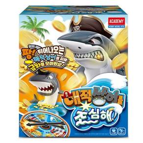 JMds 아카데미과학 보드게임 해적상어를 조심해 S25021+글로벌커머스랩Shop