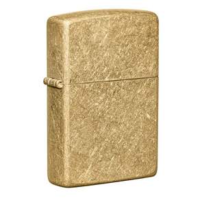 ZIPPO 라이터 2021US 207B 텀블드 황동 49477 정규 수입품 골드