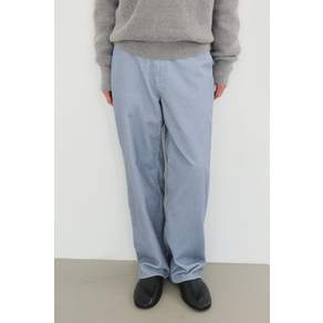 KUMÉ Men Washed Corduroy Wide Pants Light Blue
