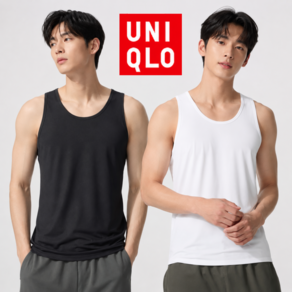 유니클로 에어리즘 메쉬 남성 나시 런닝 (일본매장판)