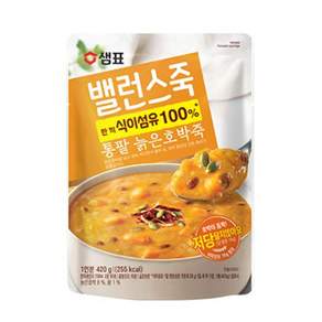 샘표 밸런스죽 저당 통팥늙은호박죽