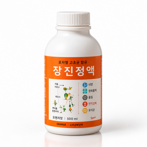 장진정액 고초균 엑기스 예민한 장 장내 환경 개선 발효식 오렌지맛