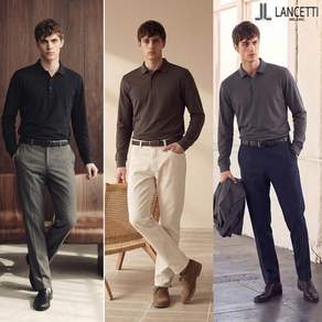 [쇼핑엔티] 란체티 26FW 긴팔 카라티 3종