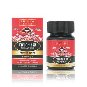 신카 다미아나 킹 500mg 30정 고농축 다미아나추출물 남성 보조제 영양제, 1개
