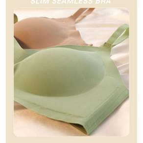 심리스 노와이어 브라 걸스 슬림끈 브래지어 여성 언더웨어 어깨끈조정가능