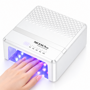 NICESUN UV LED 젤네일램프 288W 고출력 네일경화기 타이머 분리형 쿨링 트레이 K18