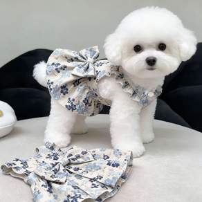 DearPaw 강아지 여름 꽃무늬 원피스
