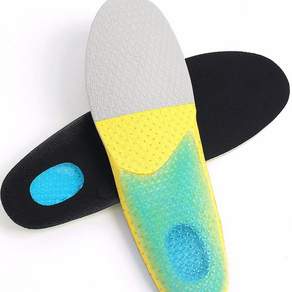 gn 발편한 실리콘 신발 인솔 구두 안창 255-285mm 블랙 발바닥 쿠션 뒷꿈치 insole 신발 밑창