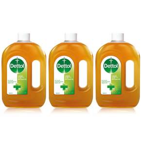 3팩 데톨 향균 안티 박테리아 소독액 살균제 소독제 750ML Dettol Original Liquid Antiseptic Disinfectant for First