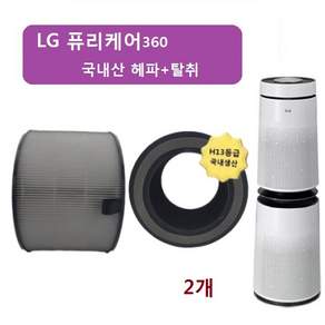 그린LG 퓨리2단형 국산 헤파탈취 AS228DWE 호환필터 2개