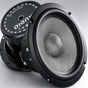 WdiYa 6.5인치-4옴 카본 파이버 중저음 자동차 스피커 HIFI 고출력 피크 800W-좌우 각 1개 총 1세트