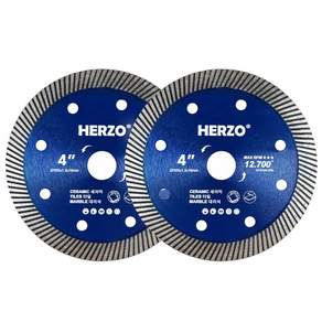 HERZO 4인치 그라인더 타일날 터보날 타일커터날 다이아몬드날 폴리싱타일 초절삭 하이