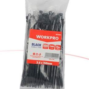 내열성다용도배선정리 나일론PA66케이블타이 고강도전선정리 간편사용 300mm 100개입
