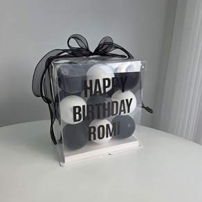 이벤트홀릭 DIY 벌룬박스 자유레터링 생일풍선파티용품