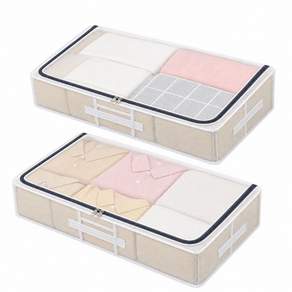 시크민스 침대 밑 수납함 언더베드 리빙박스 2P