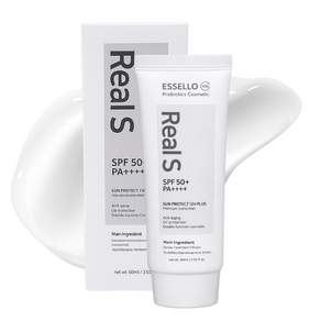 에쎌로 리얼 에스 선 프로텍트 12H 플러스 유기자차 유산균 선크림 SPF50+ PA++++