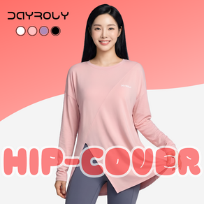 데이로리 스판덱스 여자 헬스복 여성 요가복 상의 긴팔 4colors