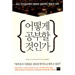 어떻게 공부할 것인가 : 최신 인지심리학이 밝혀낸 성공적인 학습의 과학
