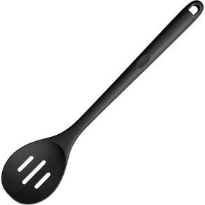 13.3인치 고체 요리 스푼 U - Taste 600F 내열 주방 믹싱 음식 등급 논스틱 롱 및 대형 고무 수프 식기 냄비 조리기구용 아쿠아 스카이