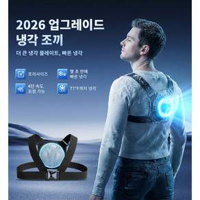 BOACE 반도체 급속냉각 쿨링조끼 20000mAh 대용량 배터리 세트 KC인증 작업용 캠핑 낚시 건설현장 라이딩 야외활동