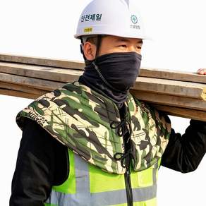 버닝오스 작업용 건설현장 어깨보호대 철근 군인 어깨보호패드