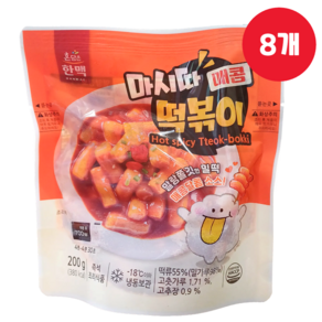 한맥 마시따 떡볶이 매콤 200g x 8개
