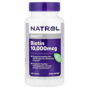 특별가격할인 Natrol (나트롤) 비오틴 100정 곧 품절됩니다 서둘러주세요